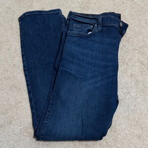 Calvin Klein Straight Leg Dark Blue Denim Jeans